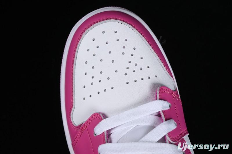 Nike Air Jordan 1 Low AJ1 Rose Pink Low-Top Casual Lifestyle Sneakers - FV8486-600