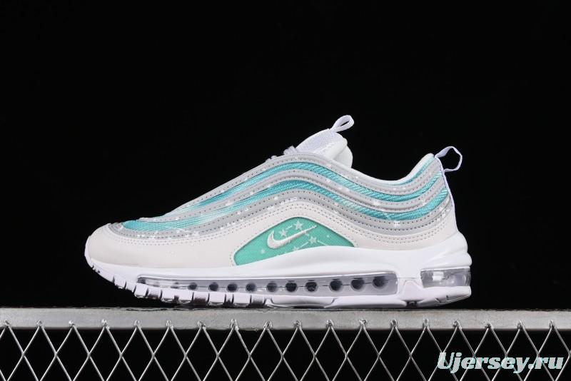 Nike Air Max 97 Custom Full-Sole Air Cushion Retro Bullet Running Shoes - 921826-101