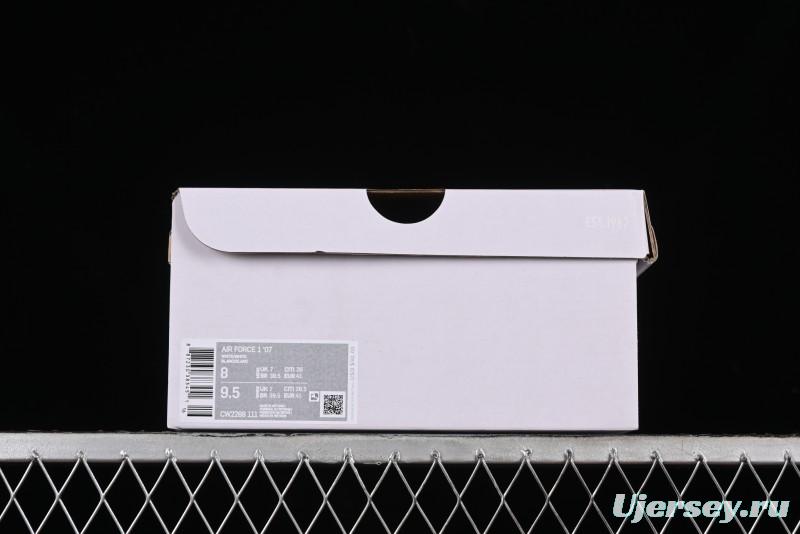 Nike Air Force 1 '07 Low Custom Hand-Painted Anime Theme with Swoosh Shadow and Strap - CW2288-111