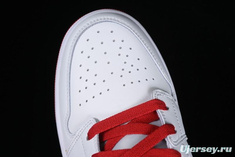 Nike Air Jordan 1 Low AJ1 White Red Casual Sneakers - FQ1935-018