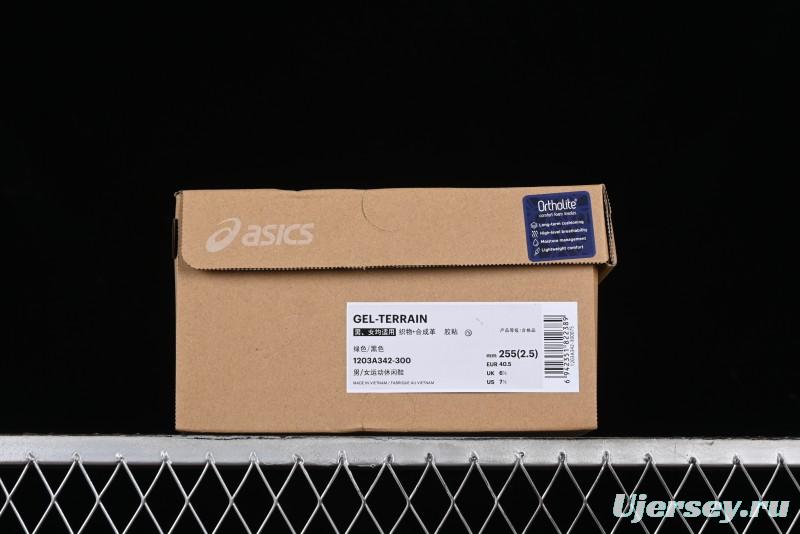 Asics Gel-Terrain Retro Breathable Casual Shoes Cushioned Men's Durable Running Sneakers - 1203A342-300