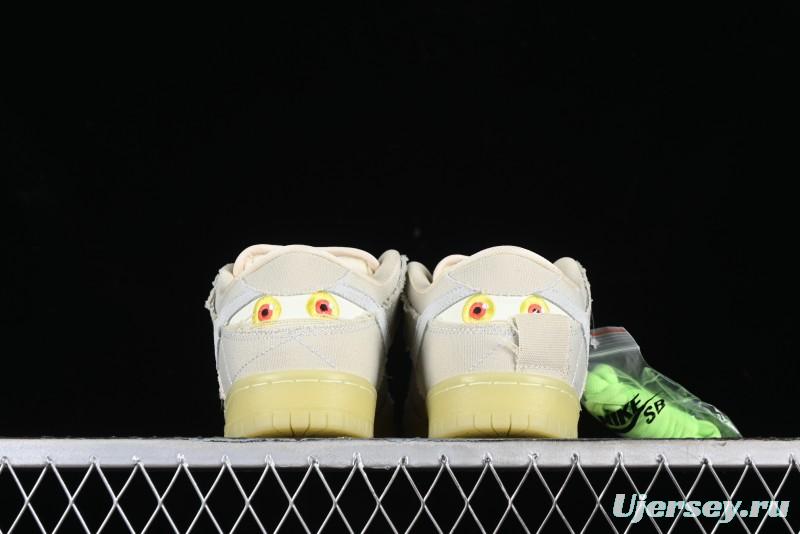Nike SB Dunk Low "Mummy" Skateboarding Shoes with Mummy-Inspired Design - DM0774-111