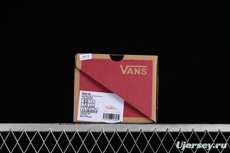 Vans Style 36 Low-Top Casual Sneakers in Cheese & Sea Salt Colorway - VN0A3DZ3OXS