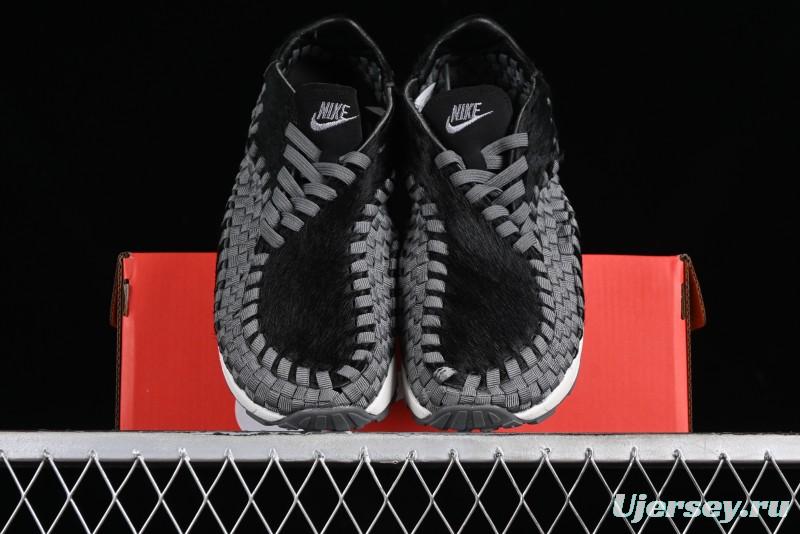 Nike Air Footscape Woven Asymmetrical Weave Slip-Resistant Low-Top Lifestyle Sneakers - FB1959-001