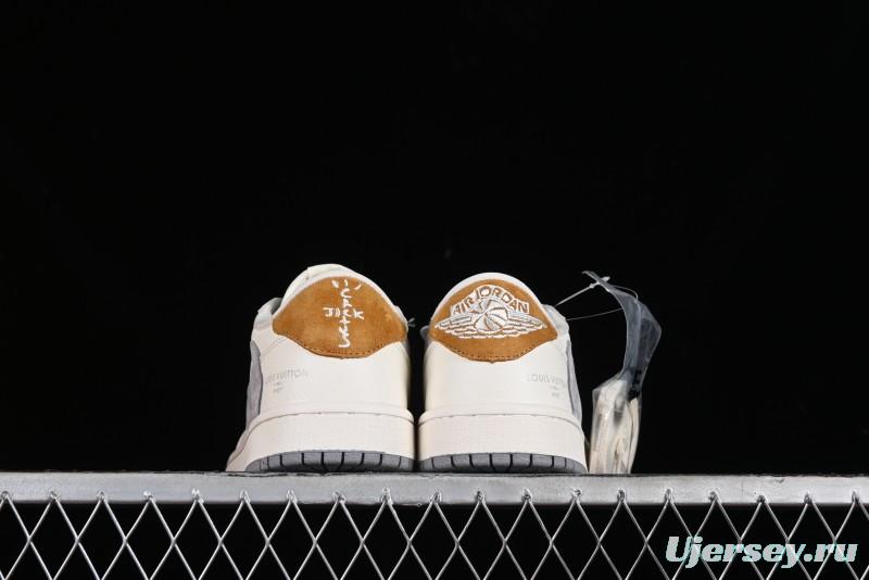 Nike Air Jordan 1 Low OG SP Travis Scott x Fragment Design Retro Sneakers - LX1988-800