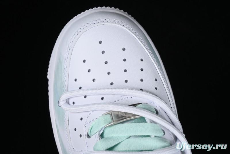 Nike Air Force 1 '07 Low Anime Themed Custom Swoosh Strap Casual Sneakers - ZH0316-023