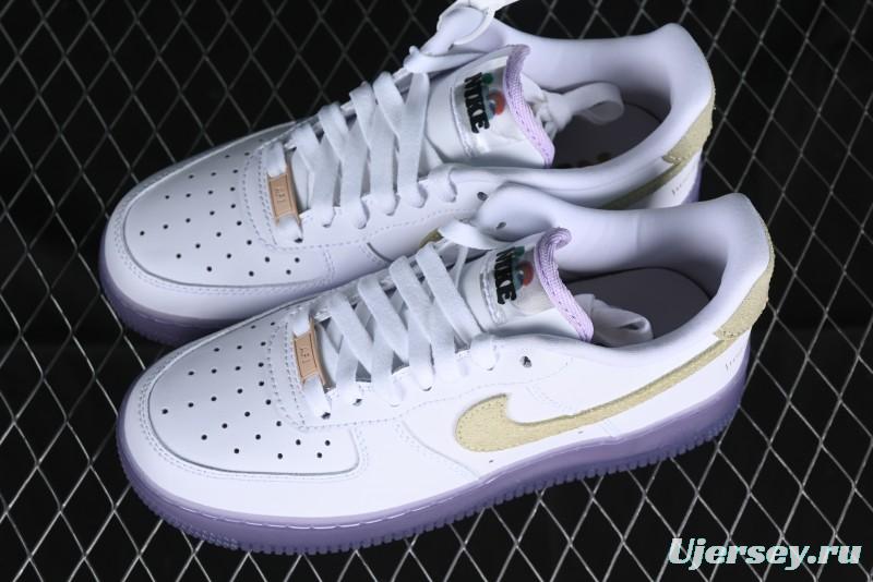 Nike Air Force 1 '07 Low Casual Sneakers with Full-Length Air Cushion - HF5719-139