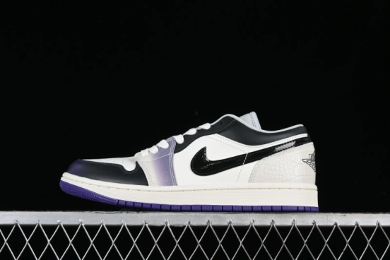 Nike Air Jordan 1 Low "Purple" Casual Sneakers - HF5759-101