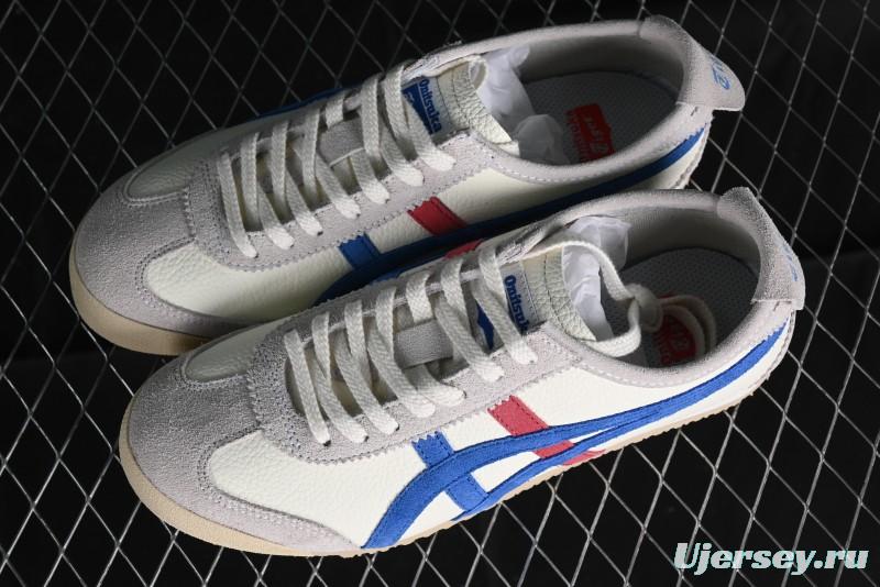 Onitsuka Tiger Mexico 66 Low-Top Leather Sneakers with Classic Design - 1183B391-100
