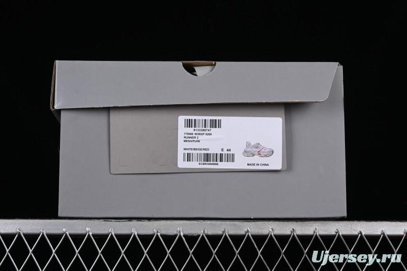 Balenciaga Runner Kith Four Color Retro Casual Sneakers - W3RXP9260