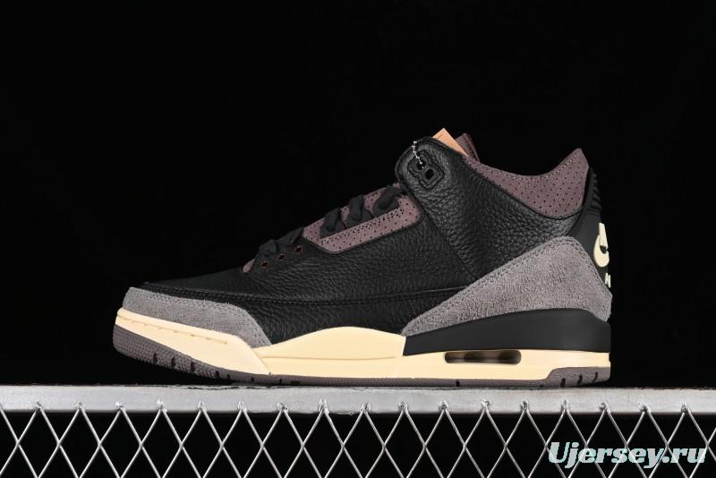 Nike A Ma Maniere x Air Jordan 3 Retro Black Sneakers - FZ4811-001
