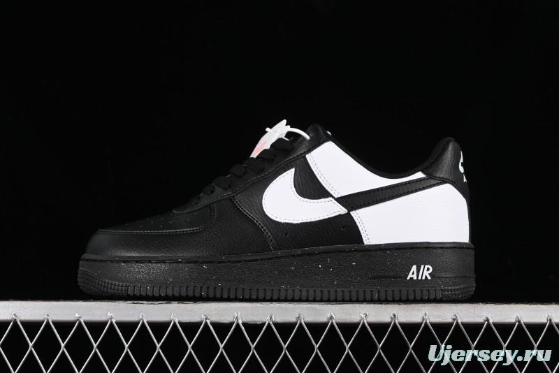 Nike Air Force 1 '07 Low Casual Sneakers with Broken Swoosh Design - HF9096-001