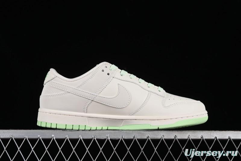 Nike SB Dunk Low LV Collaboration - Double Swoosh Fluorescent Green Anniversary High-End Custom Low-Top Casual Skate Shoes - XX2025-321