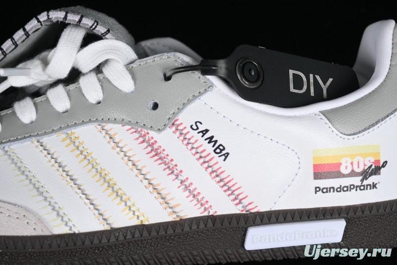 Adidas Originals Samba OG IG1025 Snow Gift Box Custom Casual Sneakers - IG1025