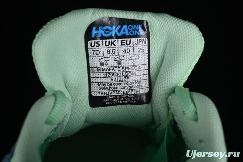 Hoka One One Mafate Speed 4 Low-Cut Professional Trail Running Shoes - 1129930 LGOM