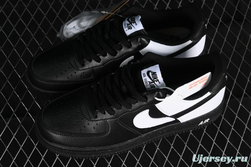 Nike Air Force 1 '07 Low Casual Sneakers with Broken Swoosh Design - HF9096-001