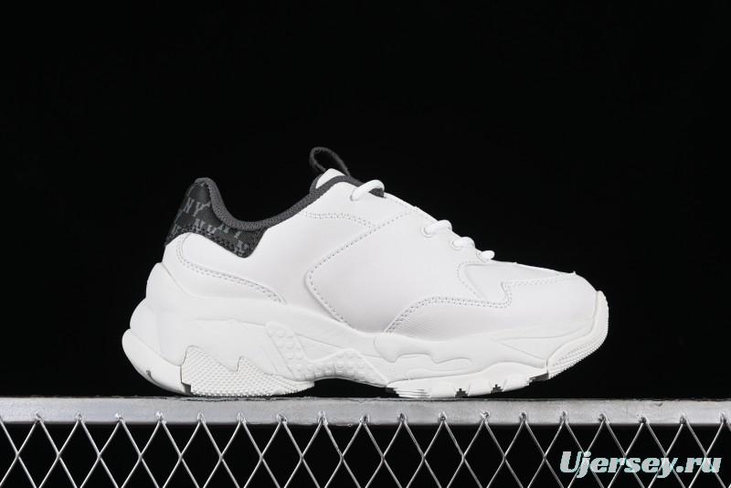 New York Yankees MLB Bigball Chunky Denim Monogram Platform Sandals - 3ASHBDM4N50BKS