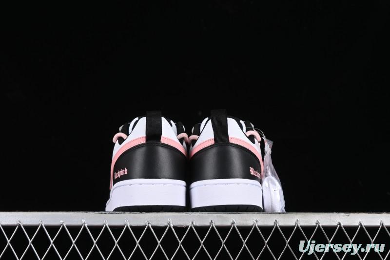Nike Court Borough Low 2 Sneakers in Cool Blackberry with Sweet & Spicy Design - BQ5448-110