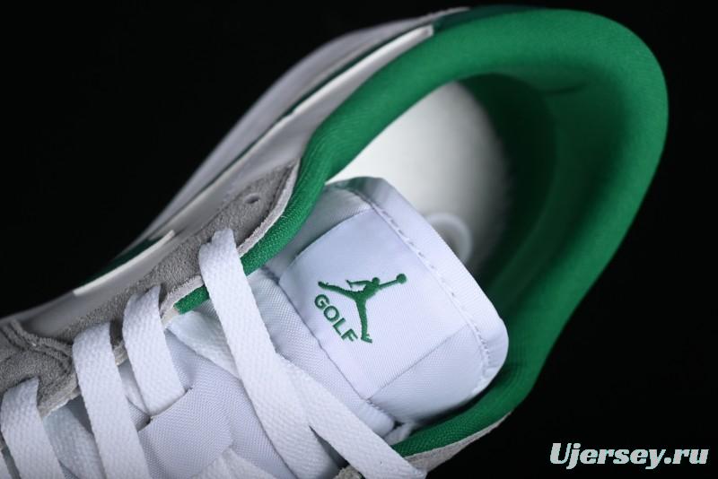Nike Air Jordan 1 Low Golf Shoes Retro Grey White Green - DD9315-112