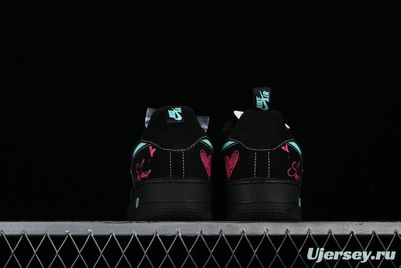 Nike Air Force 1 '07 Low Flame Red Lips Qixi Limited Edition Casual Sneakers - FB8971-005