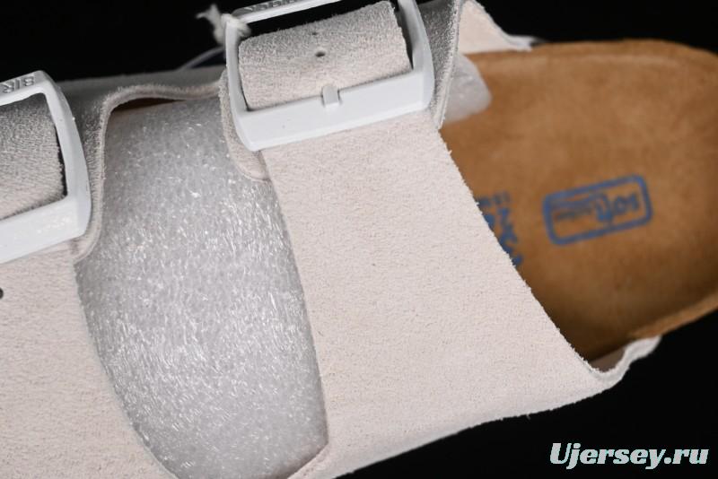 Birkenstock Soft Footbed Sandals with Suede Leather and Lambswool Lining - G.D4