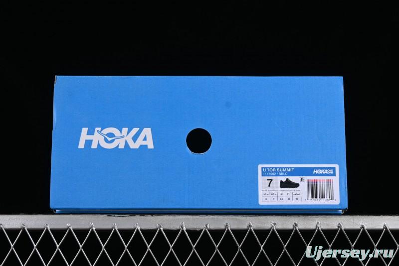 HOKA ONE ONE Tor Summit Low-Top Running Shoes with Geometric Cushioning for Stability and Traction - 1147952 BBLC