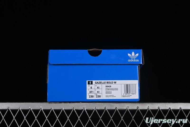 Adidas Originals Gazelle Bold IE0429 Low-Top Sneakers with Thick Sole for Casual Wear Anti-Slip and Durable - IE0429
