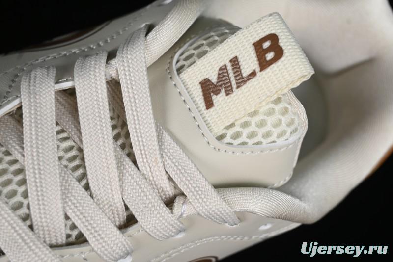 New York Yankees MLB Chunky Runner Denim Monogram Lightweight Casual Sneakers - 3ASHCRM3N43BRS