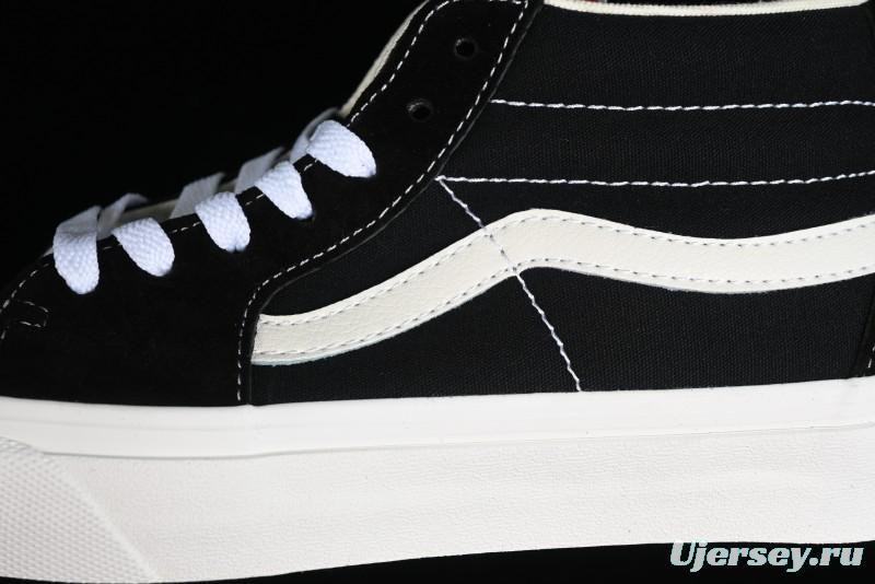 Vans SK8-Hi VR3 Eco-Friendly Black & White Mid-Top Classic Casual Canvas Shoes - VN0A4UWIVNE