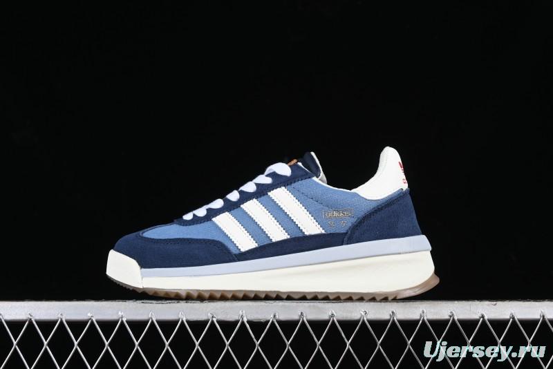 Adidas Originals SL 72 Retro Running Shoes with Nylon Upper and Rubber Outsole - JI2506