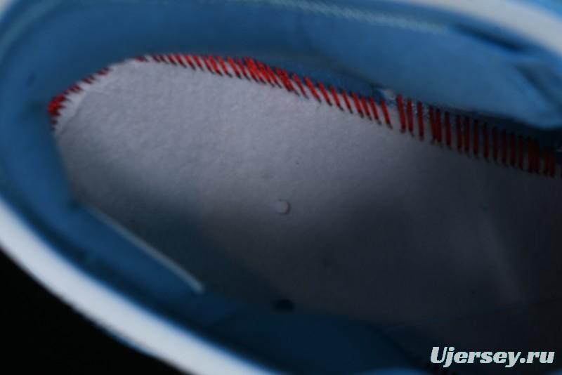 Nike Off White x Air Force 1 Low OW Collaboration Transparent Blue Casual Sneakers - AO4606-400