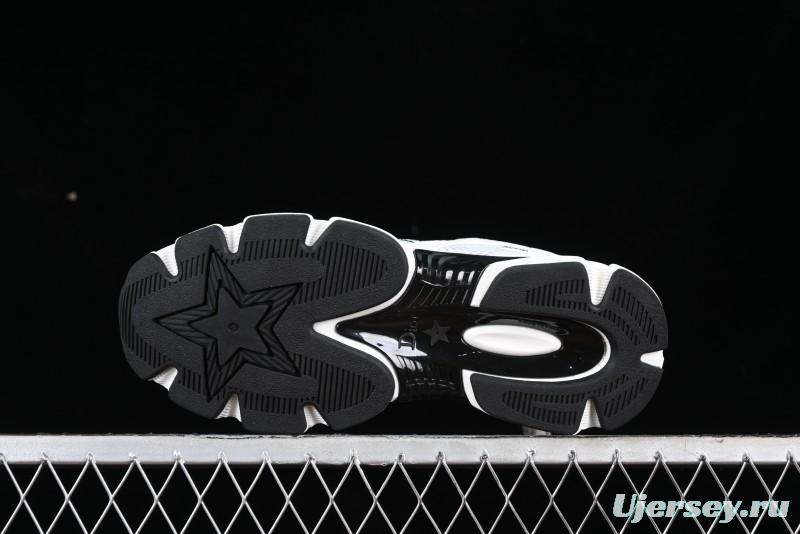 Dior Chrono Round Toe Lace-Up Lifestyle Casual Running Shoes - 59K GREY