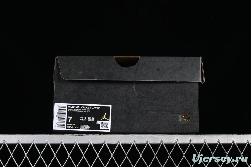 Nike Air Jordan 1 Low AJ1 Custom Casual Sneakers - HJ3481-491