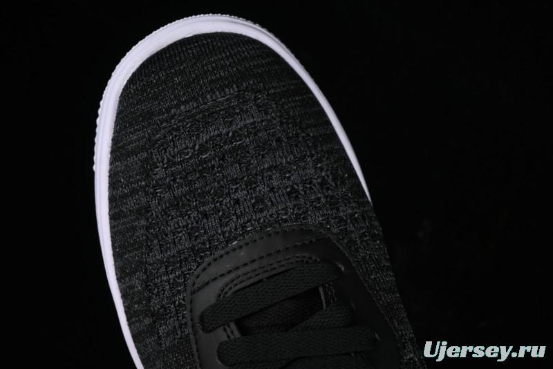 Nike Air Force 1 '07 Low 2.0 Black Flyknit Casual Sneakers - CI0051-300