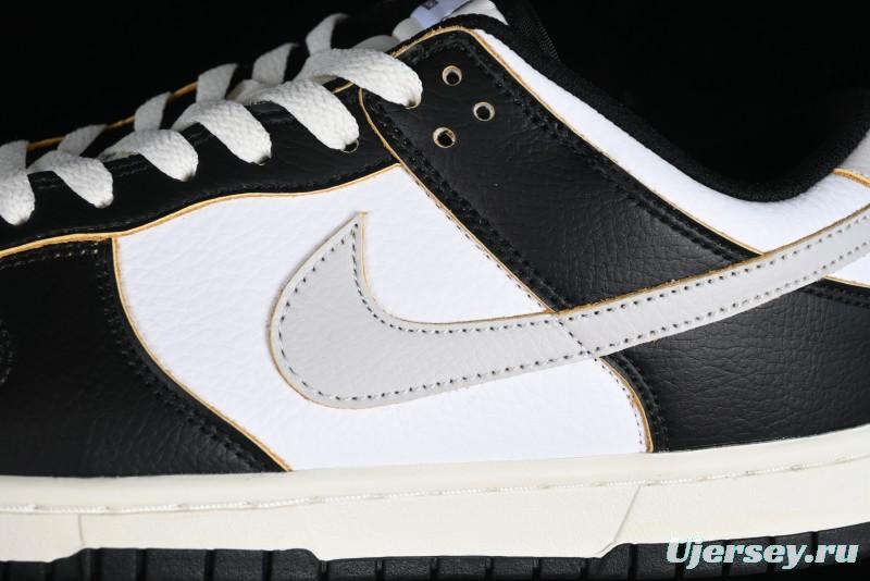 Nike HUF x SB Dunk Low "San Francisco" Black White Panda Skateboarding Shoes - FD8775-001