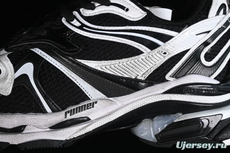 Balenciaga Runner Kith Four Color Retro Casual Sneakers - W3RXP0213