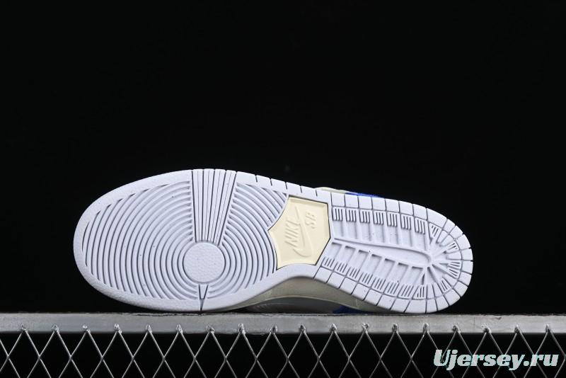 Nike April Skateboards SB Dunk Low Collaboration - Ice Rose SB Shattered Backboard Casual Skate Shoes FD2562-400