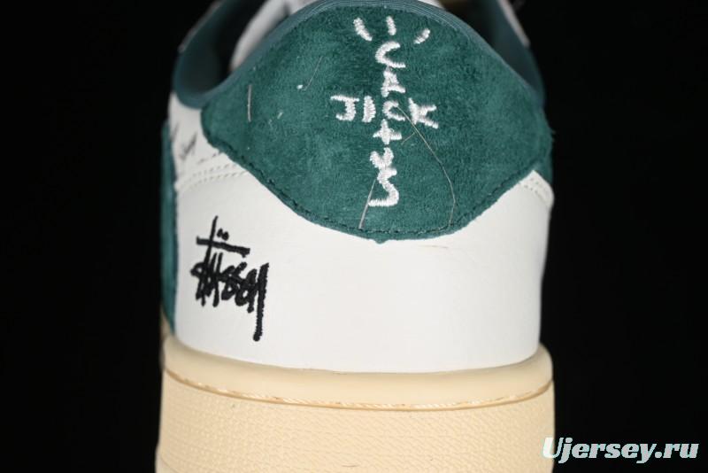 Nike Travis Scott x Fragment Design x Air Jordan 1 Low OG SP AJ1 Retro Sneakers with Unique Collaboration Details - YQ2088-669