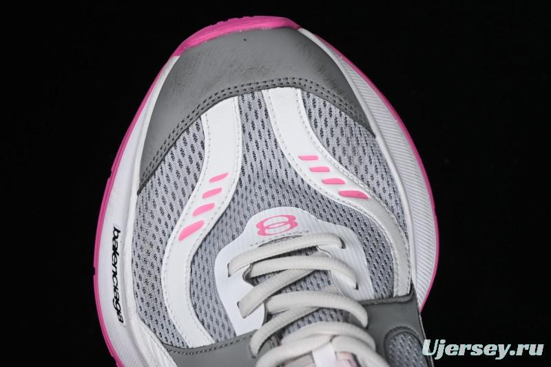 Balenciaga Circuit Lightweight Distressed Print Round-Toe Fashion Casual Shoes - WFLGY1950