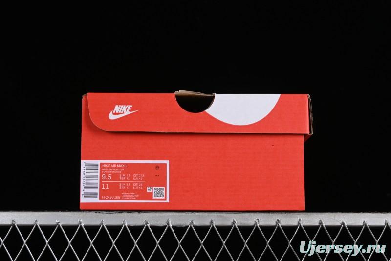 Nike Air Max 1 Retro Running Shoes with Half-Sole Air Cushion - FF2420-168