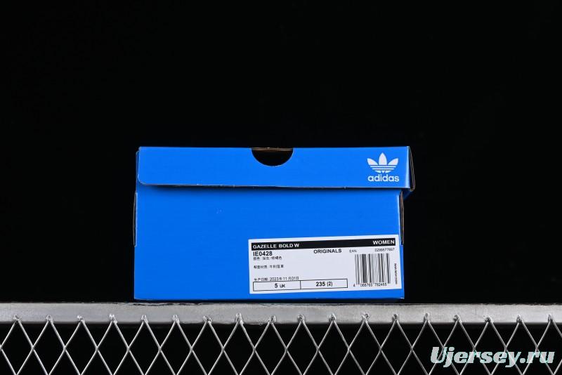 Adidas Originals Gazelle Bold IE0428 Low-Top Sneakers with Thick Sole for Casual Wear - IE0428