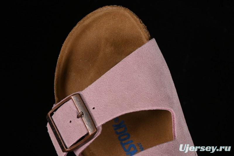 Birkenstock Arizona Soft Footbed Sandals with Suede Leather and Lambswool Lining - G.D4