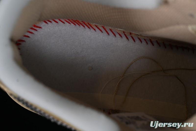 Off-White x Nike Air Force 1 '07 Low "Metal Gold" Casual Sneakers - DX1419-900