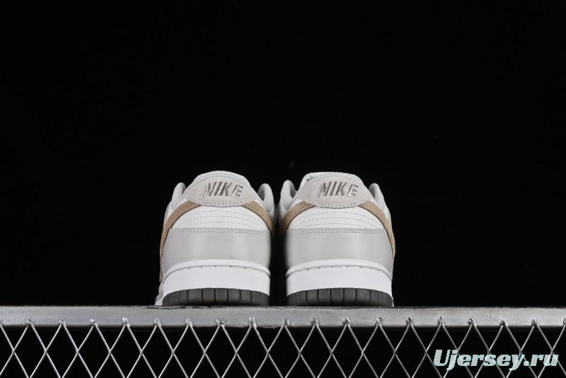 Nike Dunk Low SB Casual Sneakers in Light Grey/Khaki - FJ4188-001