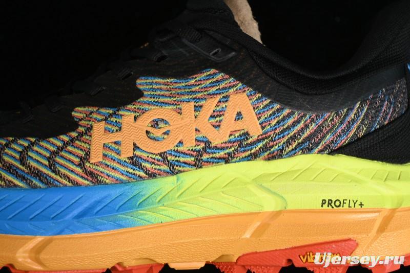 Hoka One One Mafate Speed 4 Low-Cut Professional Trail Running Shoes - 1138472 BKML