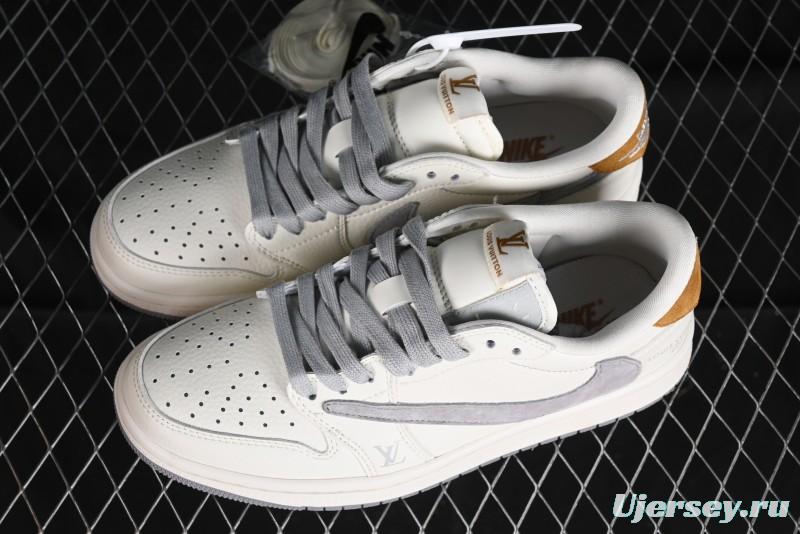 Nike Air Jordan 1 Low OG SP Travis Scott x Fragment Design Retro Sneakers - LX1988-800