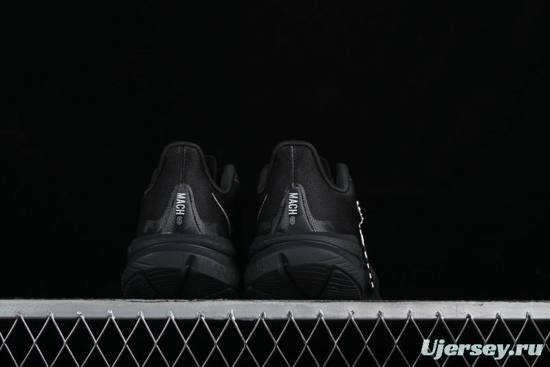 HOKA ONE ONE MACH 6 Flagship Racing Shoes with Carbon Plate Technology and Asymmetric Design - 114791 BLACK