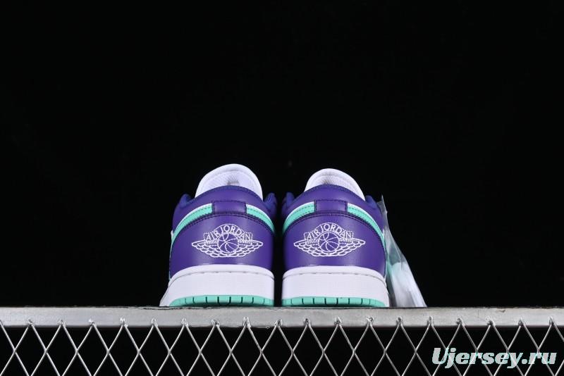 Nike Air Jordan 1 Low AJ1 Charlotte Hornets Lifestyle Casual Sneakers - HJ9013-550