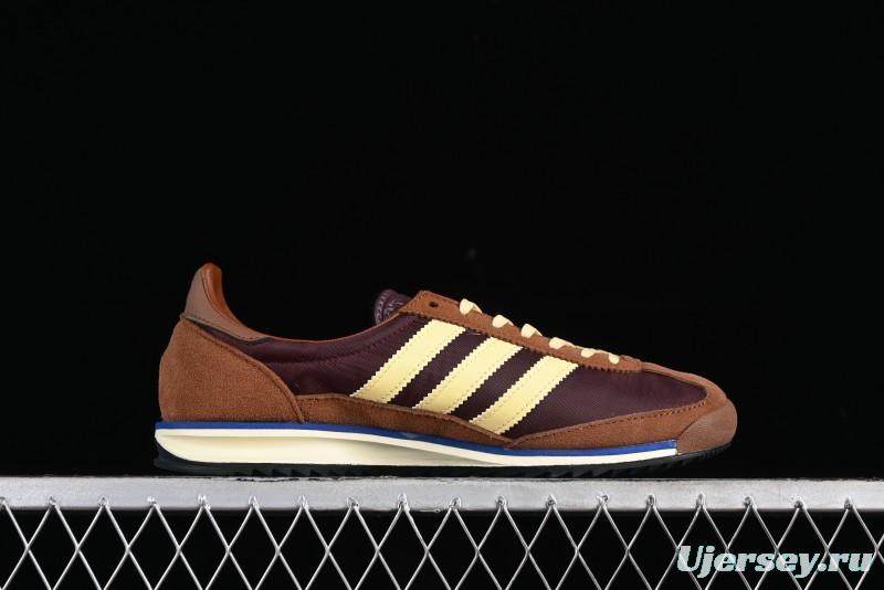Adidas Originals SL 72 Retro Running Shoes with Nylon Upper and Suede Accents - IE3425