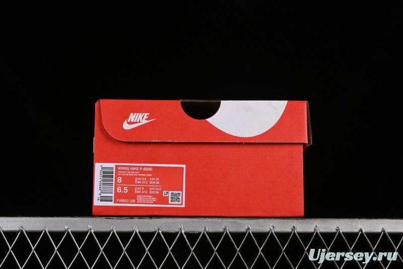 Nike P-6000 Retro Casual Sneakers with Lightweight Design - FV6603-100